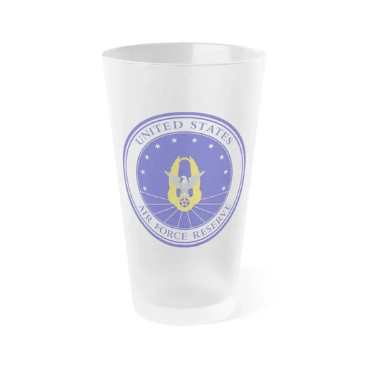 Air Force Reserve (U.S. Air Force) Frosted Pint Glass 16oz Default Title - Go Mug Yourself