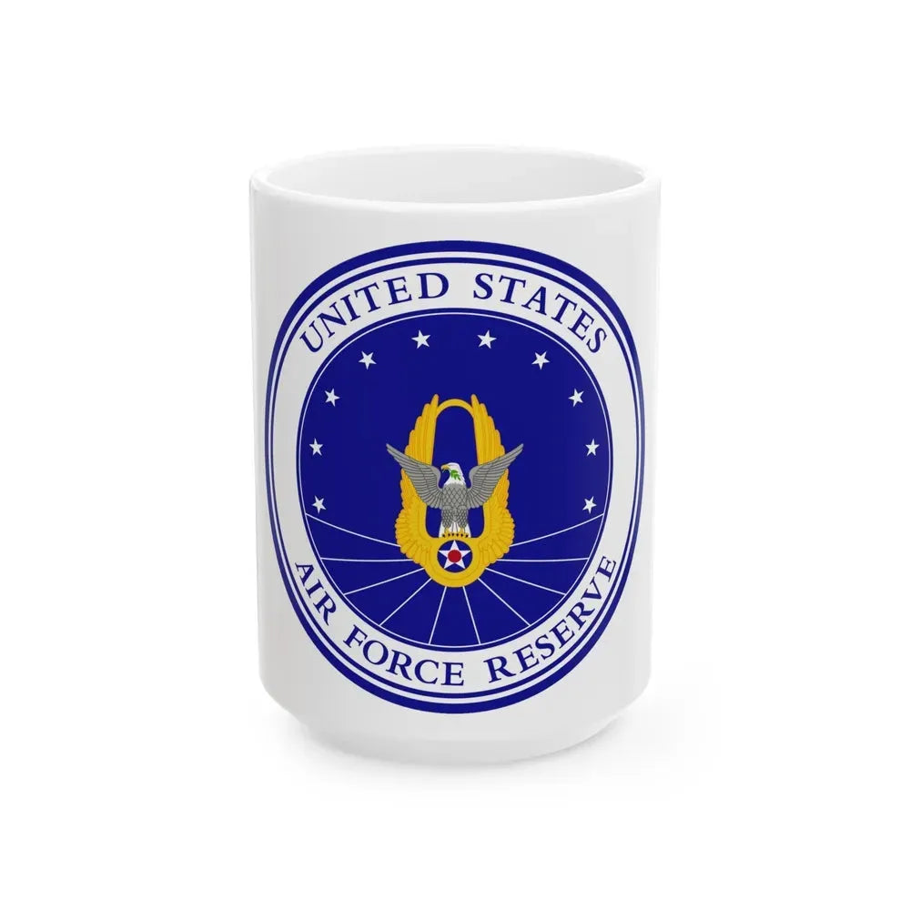 Air Force Reserve (U.S. Air Force) White Coffee Mug 15oz - Go Mug Yourself