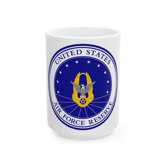 Air Force Reserve (U.S. Air Force) White Coffee Mug 15oz - Go Mug Yourself