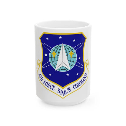 Air Force Space Command (U.S. Air Force) White Coffee Mug-15oz-Go Mug Yourself