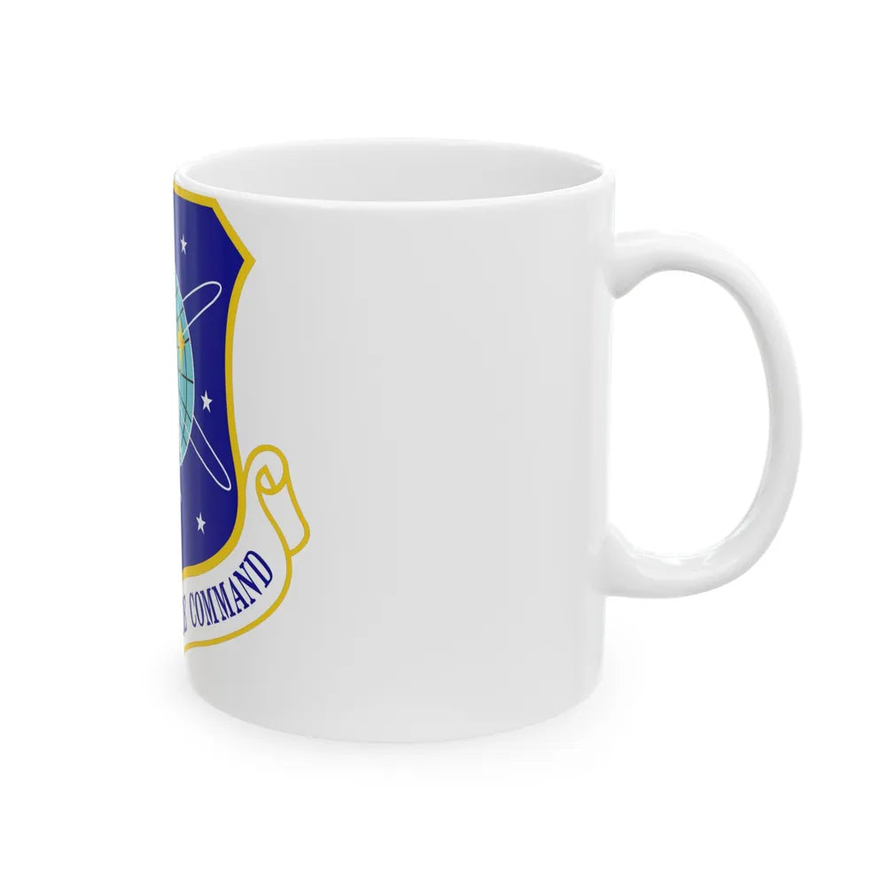 Air Force Space Command (U.S. Air Force) White Coffee Mug-Go Mug Yourself