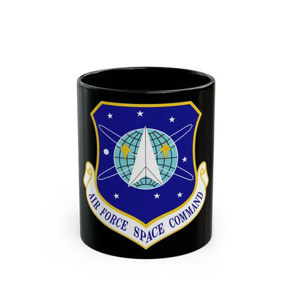 Air Force Space Command (U.S. Air Force) Black Coffee Mug 11oz - Go Mug Yourself