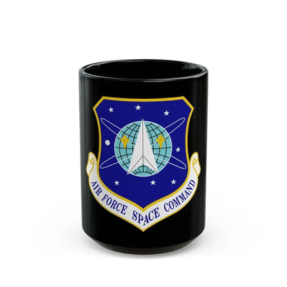 Air Force Space Command (U.S. Air Force) Black Coffee Mug 15oz - Go Mug Yourself