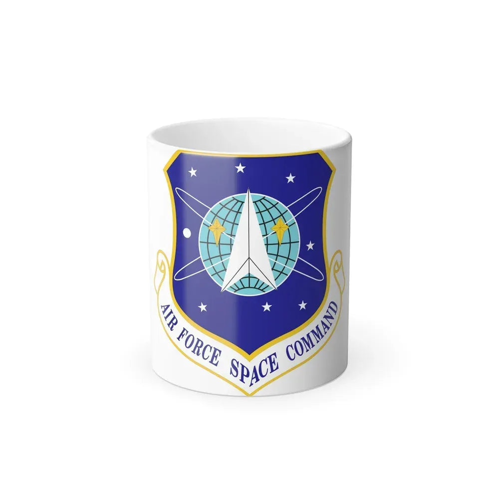Air Force Space Command (U.S. Air Force) Color Changing Coffee Mug 11oz - Go Mug Yourself