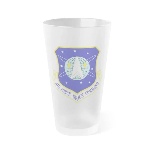 Air Force Space Command (U.S. Air Force) Frosted Pint Glass 16oz Default Title - Go Mug Yourself