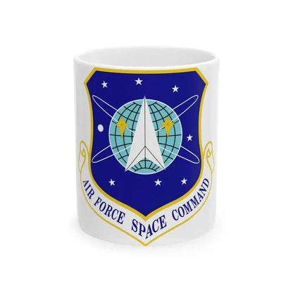 Air Force Space Command (U.S. Air Force) White Coffee Mug 11oz - Go Mug Yourself