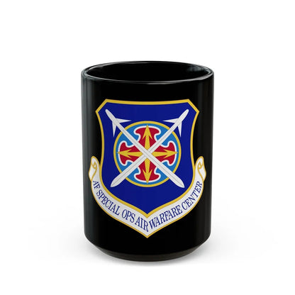 Air Force Special Operations Air Warfare Center (U.S. Air Force) Black Coffee Mug-15oz-Go Mug Yourself