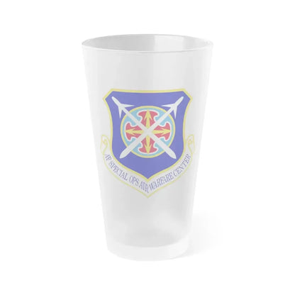 Air Force Special Operations Air Warfare Center (U.S. Air Force) Frosted Pint Glass 16oz Default Title - Go Mug Yourself