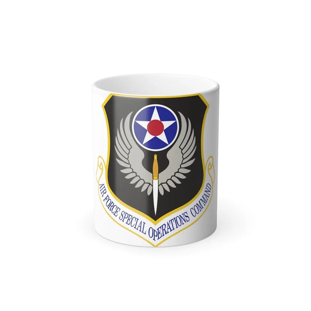 Air Force Special Operations Command (U.S. Air Force) Color Changing Coffee Mug-11oz-Go Mug Yourself