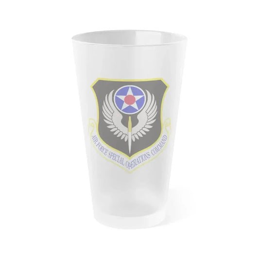 Air Force Special Operations Command (U.S. Air Force) Frosted Pint Glass 16oz Default Title - Go Mug Yourself