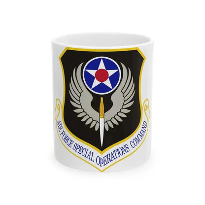 Air Force Special Operations Command (U.S. Air Force) White Coffee Mug 11oz - Go Mug Yourself