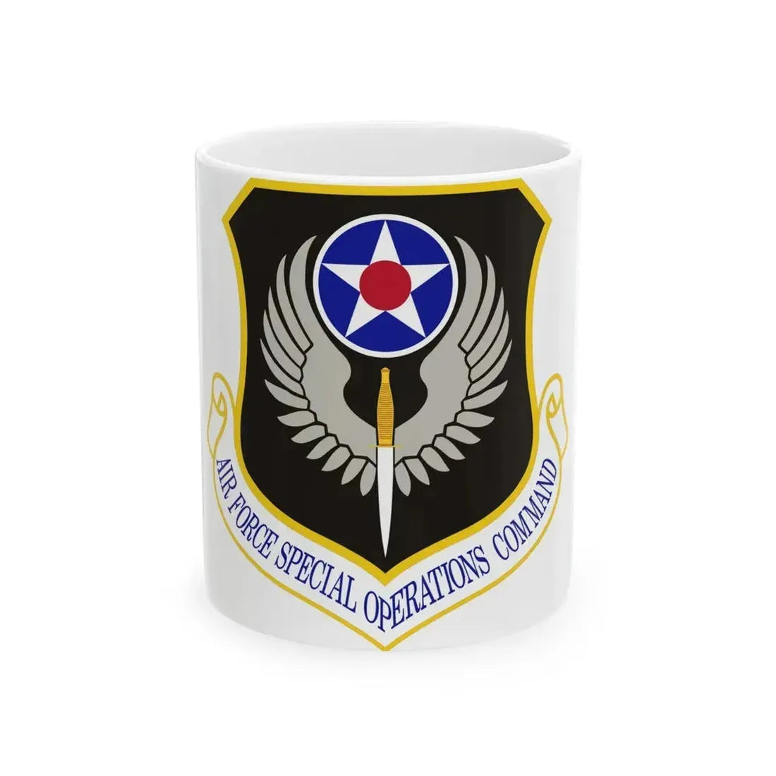 Air Force Special Operations Command (U.S. Air Force) White Coffee Mug 11oz - Go Mug Yourself