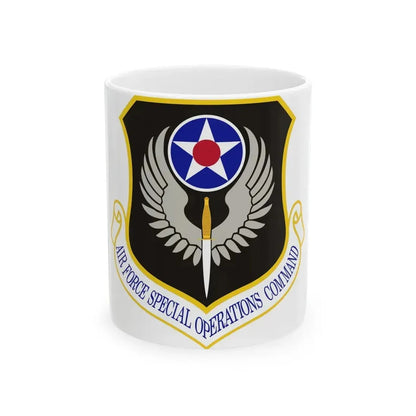 Air Force Special Operations Command (U.S. Air Force) White Coffee Mug 11oz - Go Mug Yourself