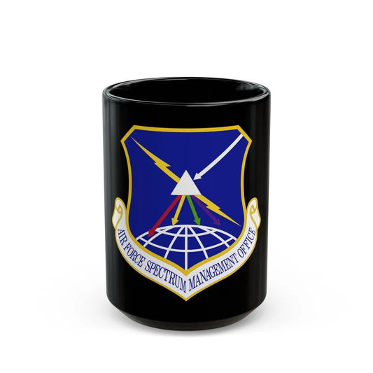 Air Force Spectrum Management Office (U.S. Air Force) Black Coffee Mug-15oz-Go Mug Yourself