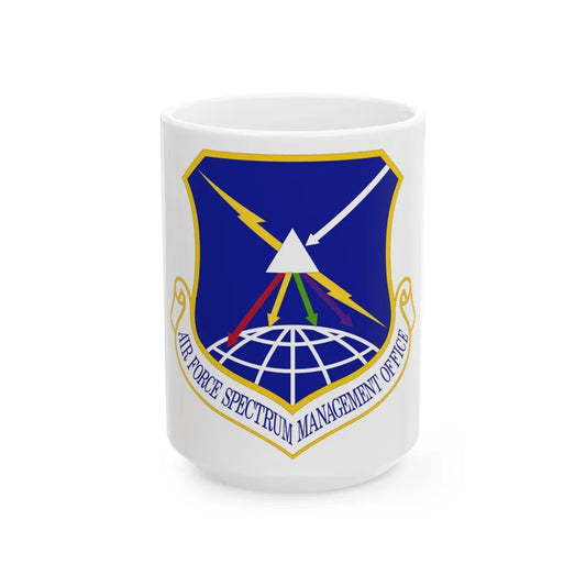 Air Force Spectrum Management Office (U.S. Air Force) White Coffee Mug-15oz-Go Mug Yourself