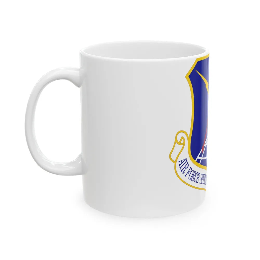 Air Force Spectrum Management Office (U.S. Air Force) White Coffee Mug-Go Mug Yourself