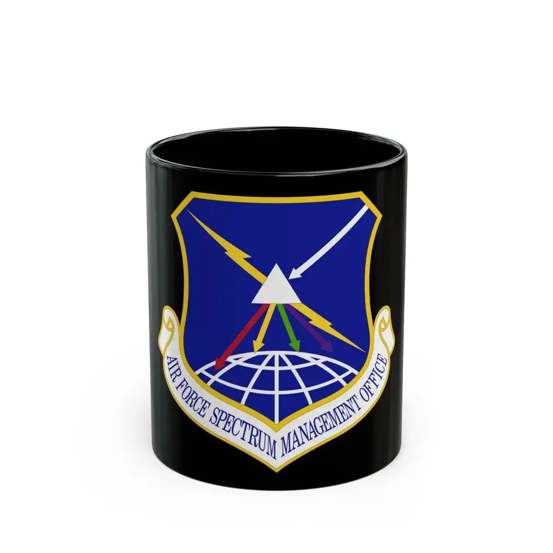 Air Force Spectrum Management Office (U.S. Air Force) Black Coffee Mug 11oz - Go Mug Yourself