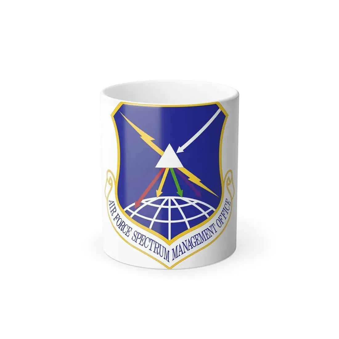Air Force Spectrum Management Office (U.S. Air Force) Color Changing Coffee Mug 11oz - Go Mug Yourself