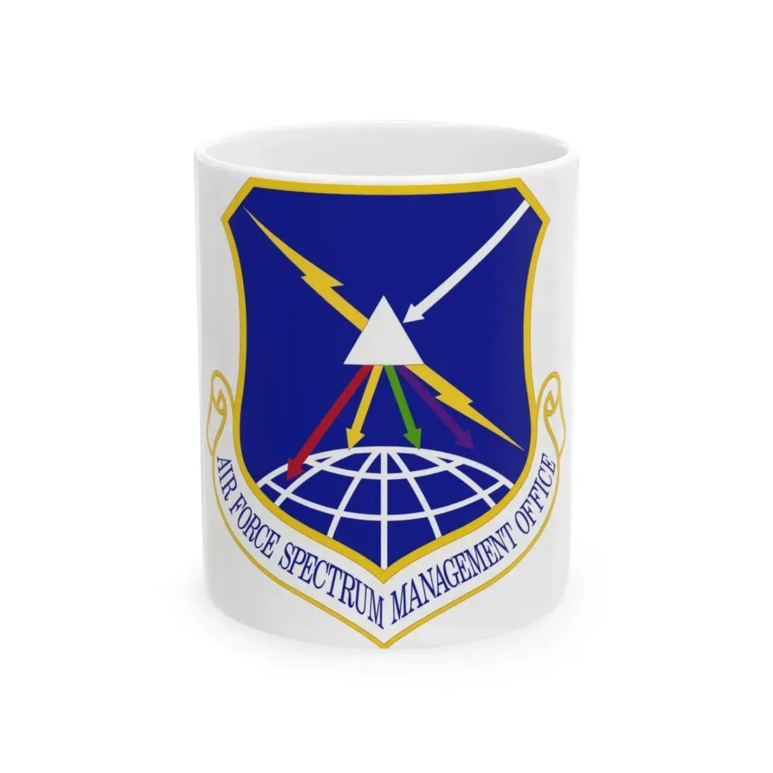 Air Force Spectrum Management Office (U.S. Air Force) White Coffee Mug 11oz - Go Mug Yourself