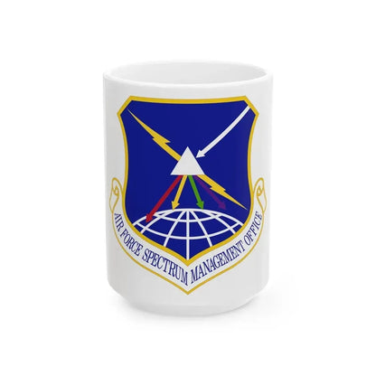 Air Force Spectrum Management Office (U.S. Air Force) White Coffee Mug 15oz - Go Mug Yourself
