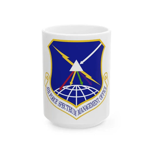 Air Force Spectrum Management Office (U.S. Air Force) White Coffee Mug 15oz - Go Mug Yourself