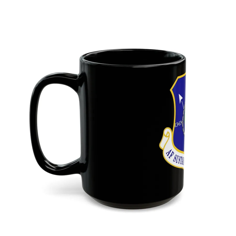 Air Force Sustainment Center (U.S. Air Force) Black Coffee Mug-Go Mug Yourself