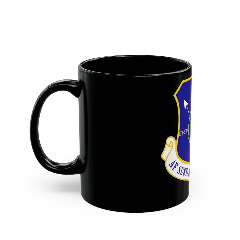 Air Force Sustainment Center (U.S. Air Force) Black Coffee Mug-Go Mug Yourself