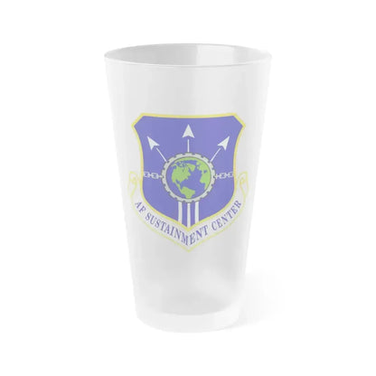 Air Force Sustainment Center (U.S. Air Force) Frosted Pint Glass 16oz 16oz Frosted - Go Mug Yourself