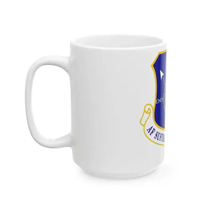 Air Force Sustainment Center (U.S. Air Force) White Coffee Mug - Go Mug Yourself