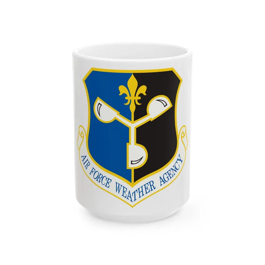 Air Force Weather Agency (U.S. Air Force) White Coffee Mug-15oz-Go Mug Yourself