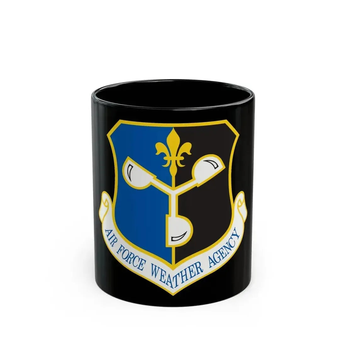 Air Force Weather Agency (U.S. Air Force) Black Coffee Mug 11oz - Go Mug Yourself