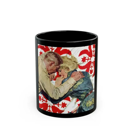 Air-Force Wife by Steve McNeil, The Saturday Evening Post, 1957 - Black Coffee Mug 11oz - Go Mug Yourself