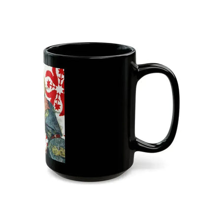 Air-Force Wife by Steve McNeil, The Saturday Evening Post, 1957 - Black Coffee Mug - Go Mug Yourself