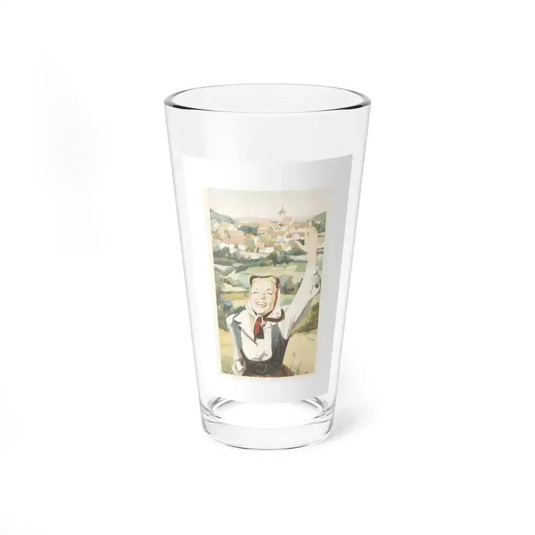 Air Intelligence, Magazine Story Illustration, c.1943 (Magazine Illustration) Pint Glass 16oz 16oz - Go Mug Yourself