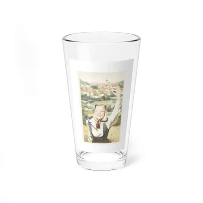 Air Intelligence, Magazine Story Illustration, c.1943 (Magazine Illustration) Pint Glass 16oz 16oz - Go Mug Yourself