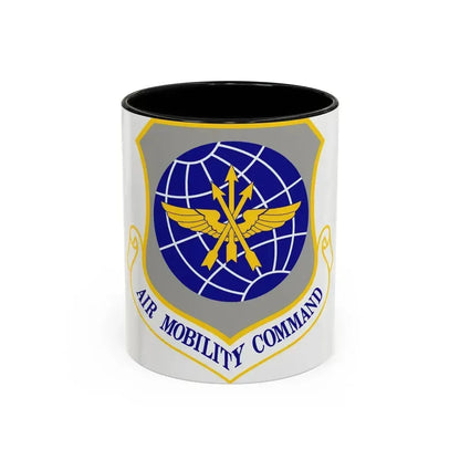Air Mobility Command (U.S. Air Force) Accent Coffee Mug 11oz Black - Go Mug Yourself