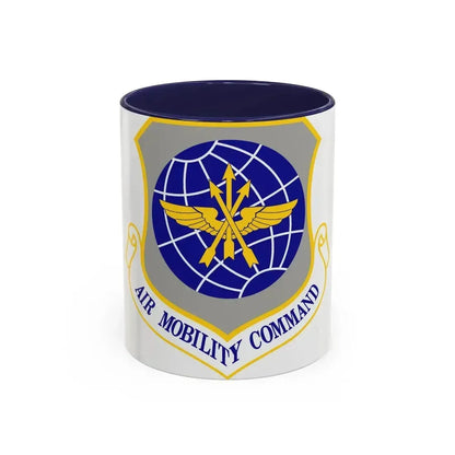 Air Mobility Command (U.S. Air Force) Accent Coffee Mug 11oz Navy - Go Mug Yourself
