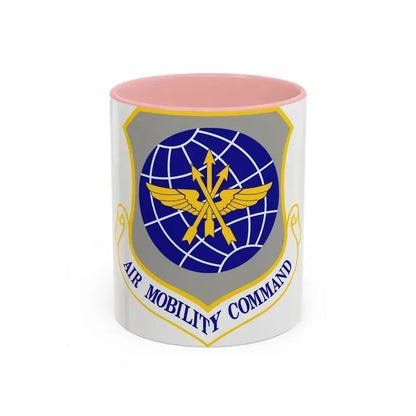 Air Mobility Command (U.S. Air Force) Accent Coffee Mug 11oz Pink - Go Mug Yourself