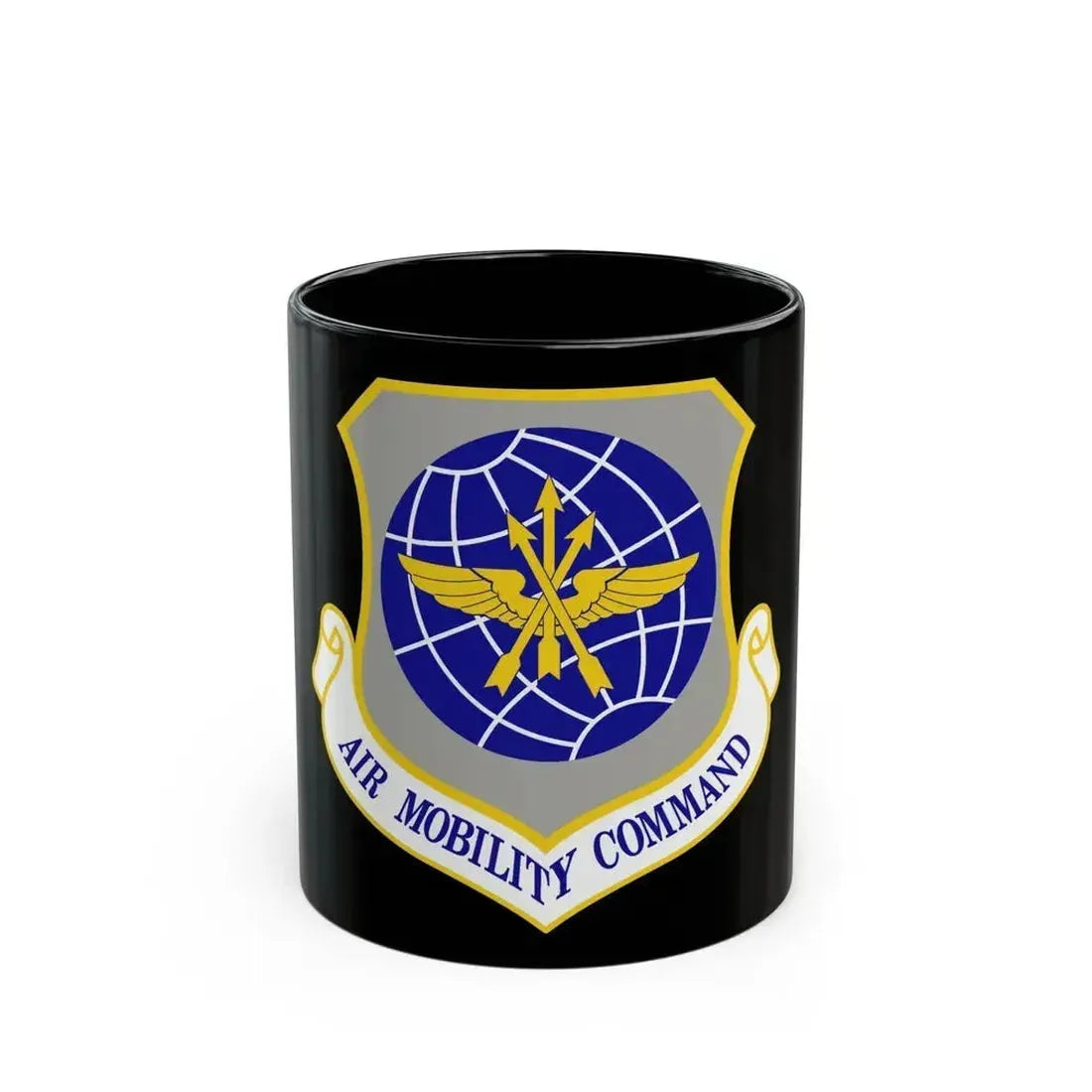 Air Mobility Command (U.S. Air Force) Black Coffee Mug 11oz - Go Mug Yourself