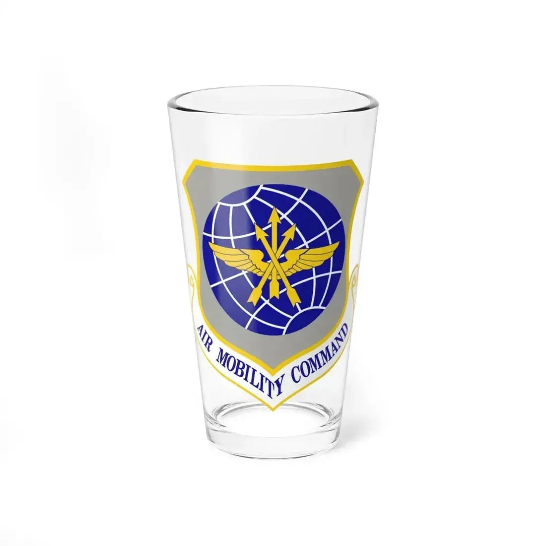 Air Mobility Command (U.S. Air Force) Pint Glass 16oz 16oz - Go Mug Yourself