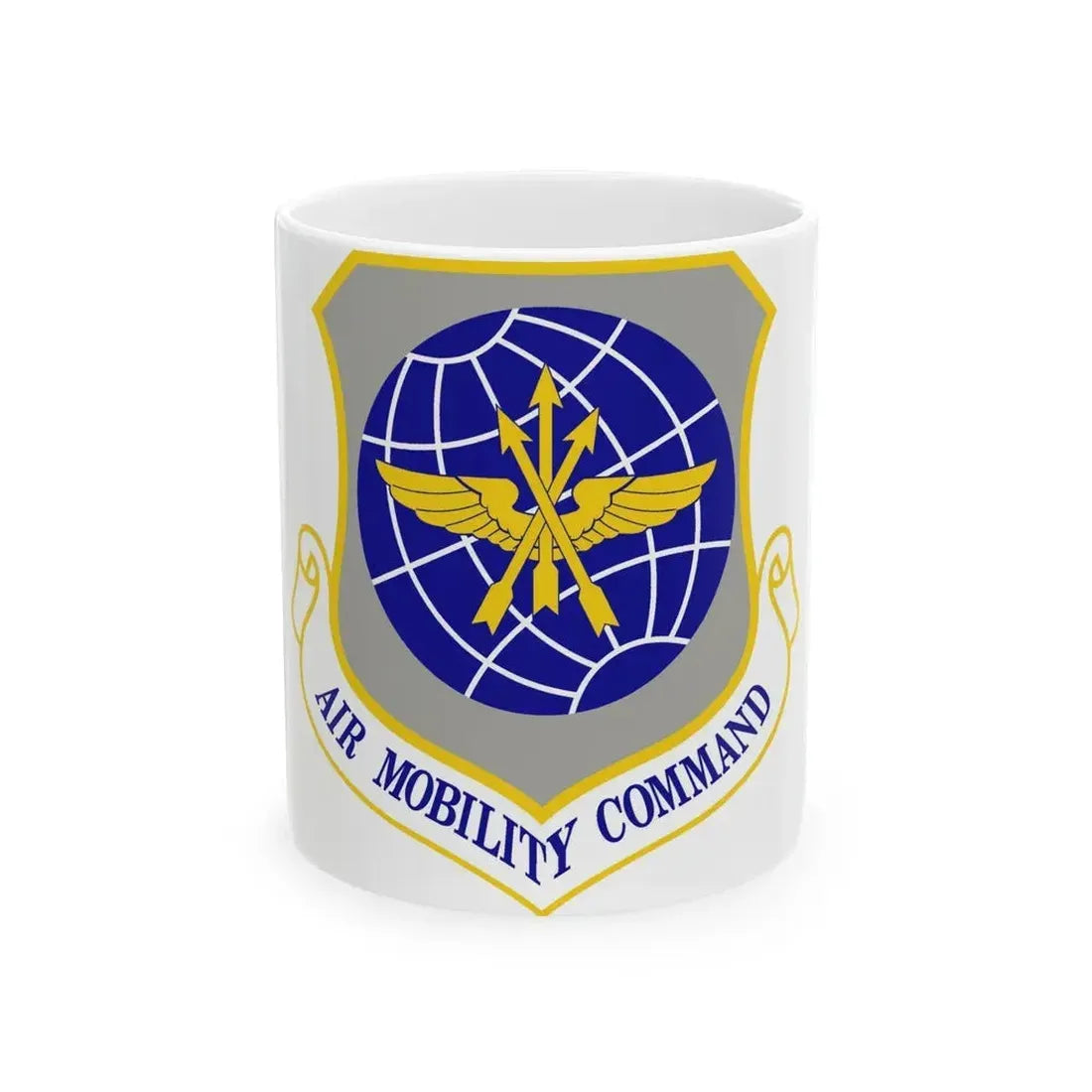 Air Mobility Command (U.S. Air Force) White Coffee Mug 11oz - Go Mug Yourself
