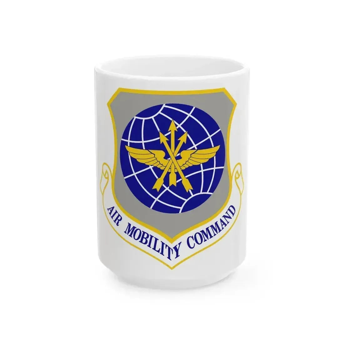 Air Mobility Command (U.S. Air Force) White Coffee Mug 15oz - Go Mug Yourself