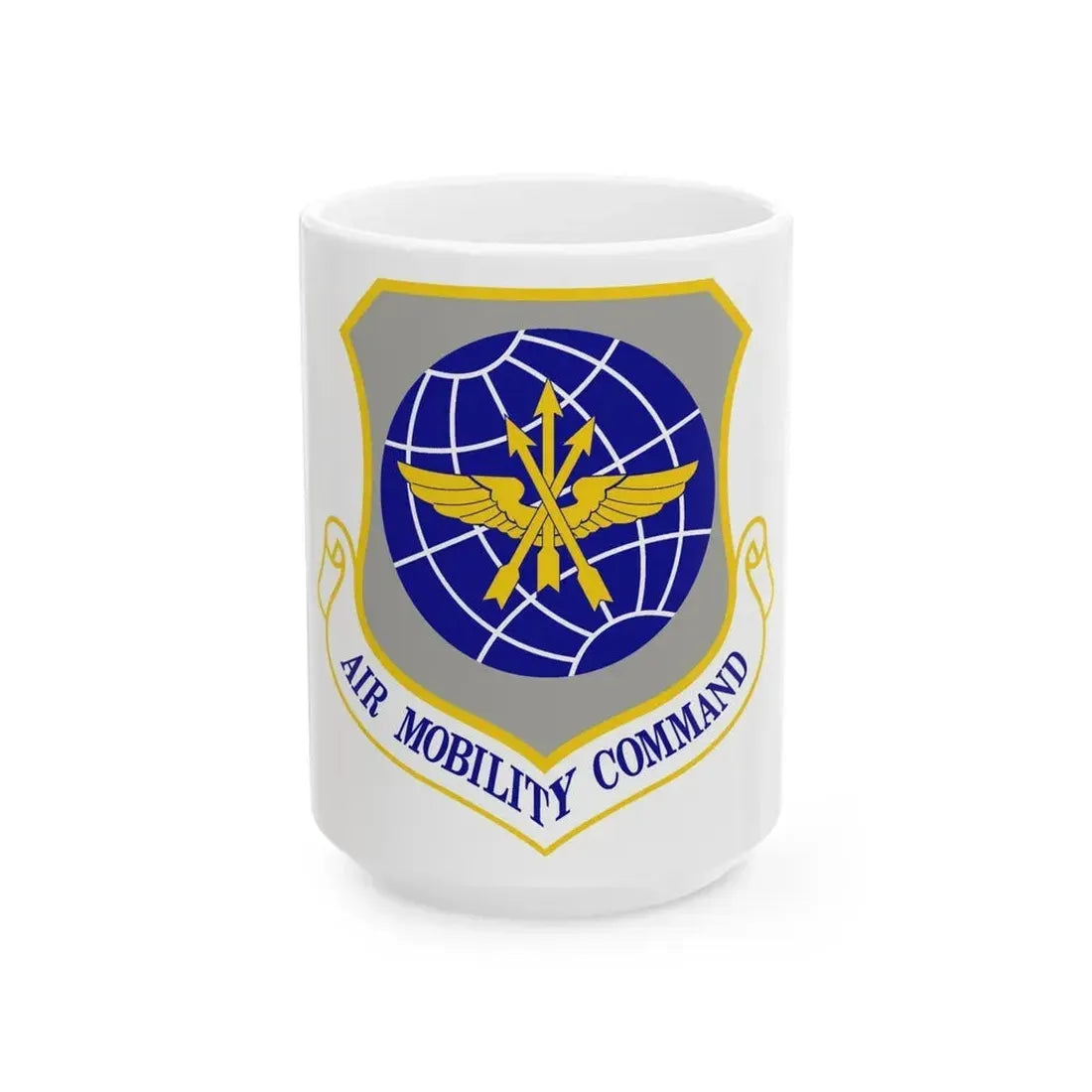 Air Mobility Command (U.S. Air Force) White Coffee Mug 15oz - Go Mug Yourself