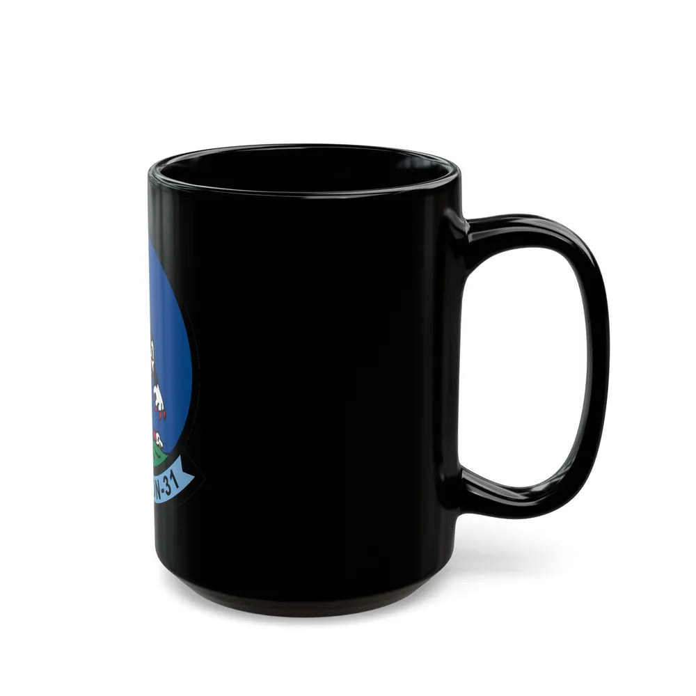 AIRASRON 31 (U.S. Navy) Black Coffee Mug-Go Mug Yourself