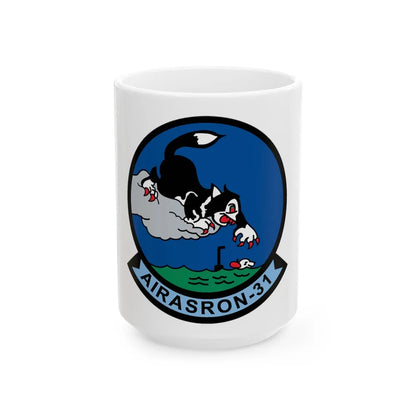 AIRASRON 31 (U.S. Navy) White Coffee Mug-15oz-Go Mug Yourself