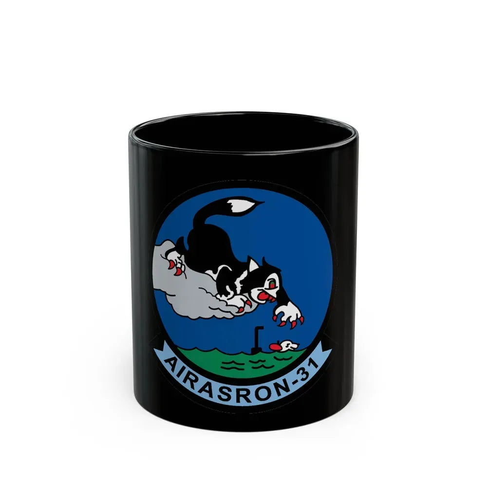 AIRASRON 31 (U.S. Navy) Black Coffee Mug 11oz - Go Mug Yourself