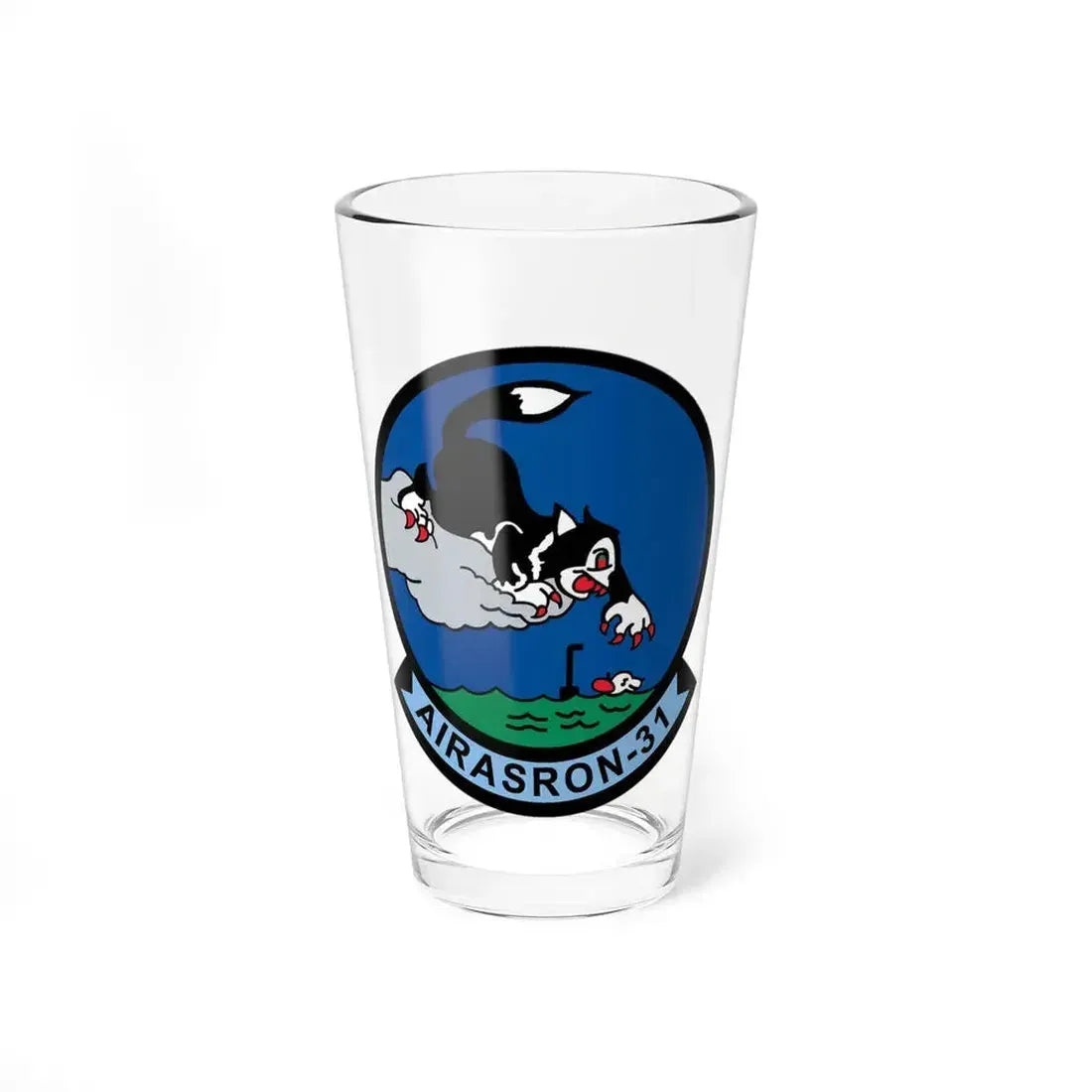 AIRASRON 31 (U.S. Navy) Pint Glass 16oz 16oz - Go Mug Yourself