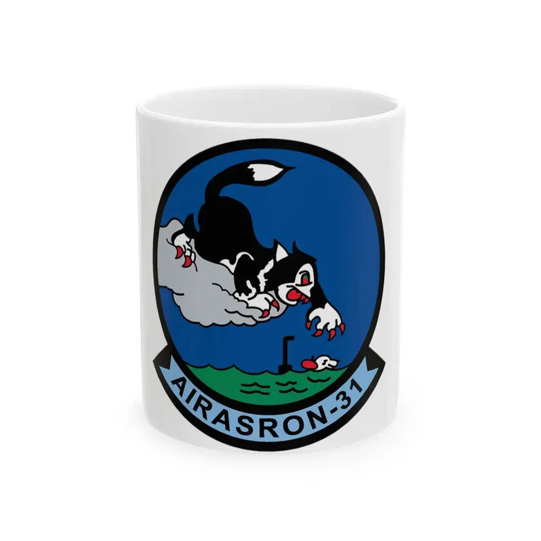 AIRASRON 31 (U.S. Navy) White Coffee Mug 11oz - Go Mug Yourself