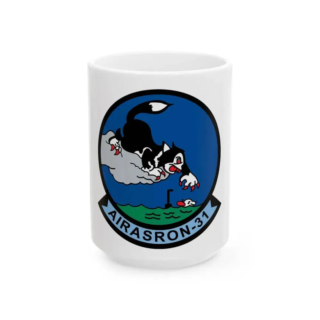 AIRASRON 31 (U.S. Navy) White Coffee Mug 15oz - Go Mug Yourself