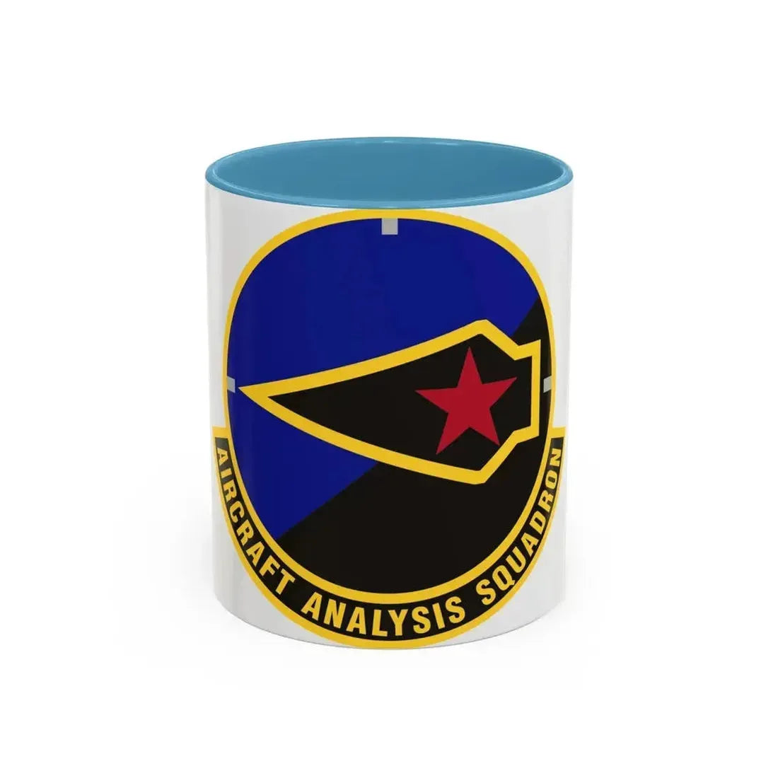 Aircraft Analysis Squadron (U.S. Air Force) Accent Coffee Mug 11oz Light Blue - Go Mug Yourself